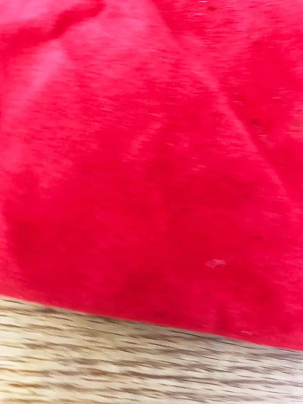 Mountain Mama's Red Suede Feel Tote Bag – Embroidered Trim Beaded Fringe